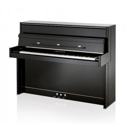 PIANO DROIT BECHSTEIN ACADEMY A 114 Modern Chrome Art Noir Poli
