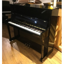 Piano droit Seiler 130 Noir Laqué - Piano d'occasion à Paris