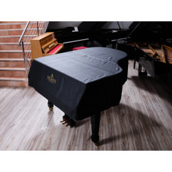 Banquette de piano réglable noire par HomCom 02-0713