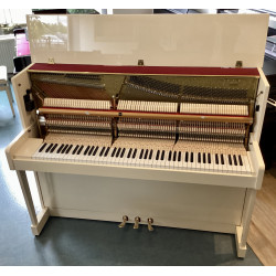 Piano Droit RAMEAU Lutèce Blanc Brillant 115 cm
