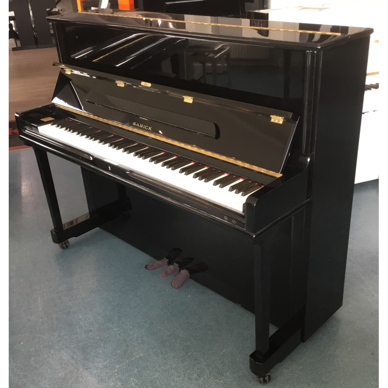 Piano droit SAMICK SU-118 Noir Brillant 121 cm