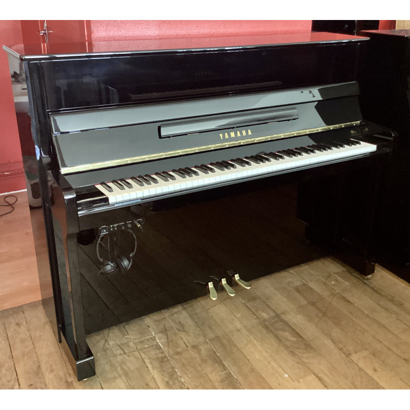 Piano droit YAMAHA P116 Silent Noir Brillant 116 cm