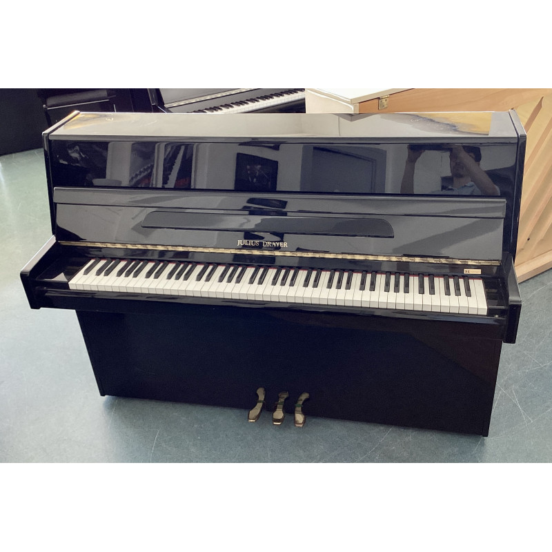 Piano droit JULIUS DRAYER CS-108 Noir Brillant 108 cm