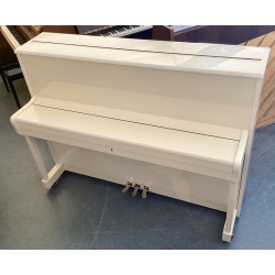 Piano droit HUPFELD 110 Elégance Blanc Brillant