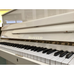 Piano droit HUPFELD 110 Elégance Blanc Brillant