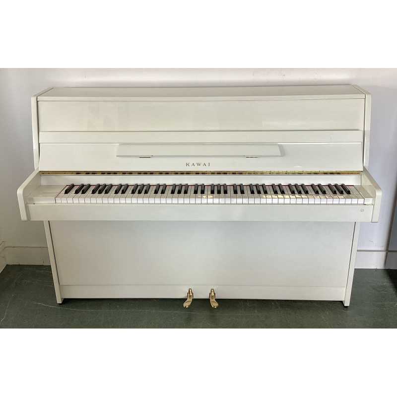 Piano droit KAWAI CX-4S Blanc Brillant 104 cm