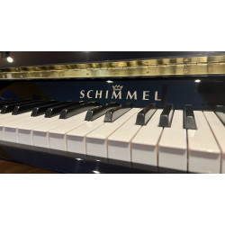 Piano droit silencieux SCHIMMEL 120i Twintone Noir Brillant