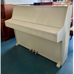 Piano droit RAMEAU Briançon 115 cm Blanc Brillant