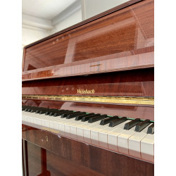 Piano droit Weinbach 118 finition acajou brillant