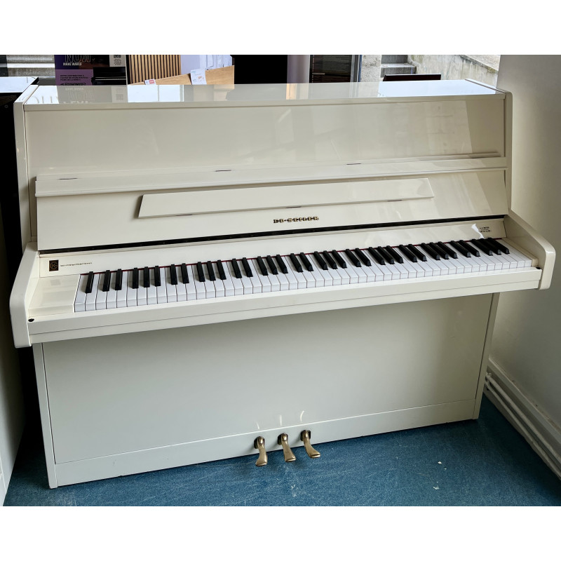 Piano droit Seiler 118 Moderne Blanc Brillant