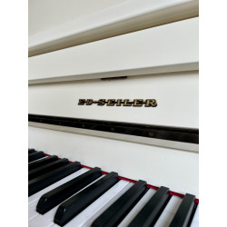 Piano droit Seiler 118 Moderne Blanc Brillant