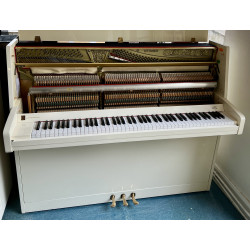 Piano droit Seiler 118 Moderne Blanc Brillant