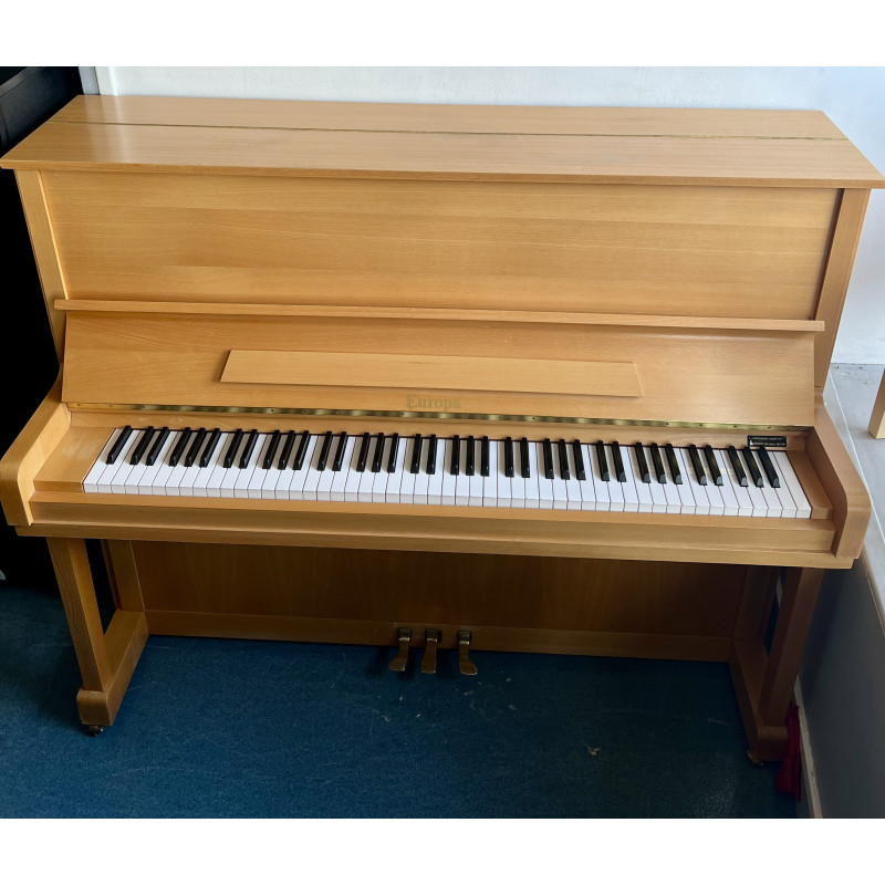 Piano droit Europa P122 finition Chêne clair