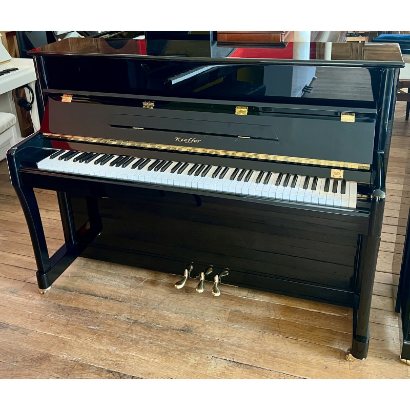 Piano droit KIEFFER UP-110 finition noir brillant