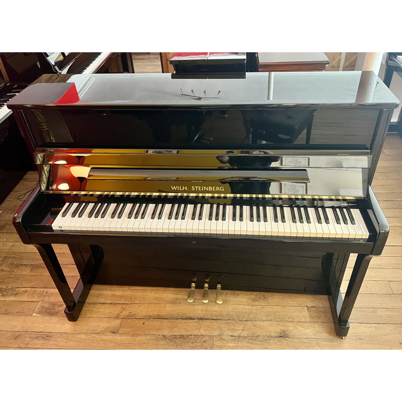 Piano droit WILH. STEINBERG IQ16 116 cm Noir Brillant