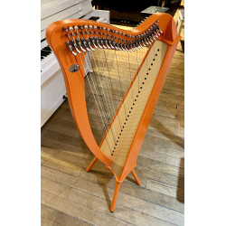 Harpe occasion BARDIC 27 cordes Orange