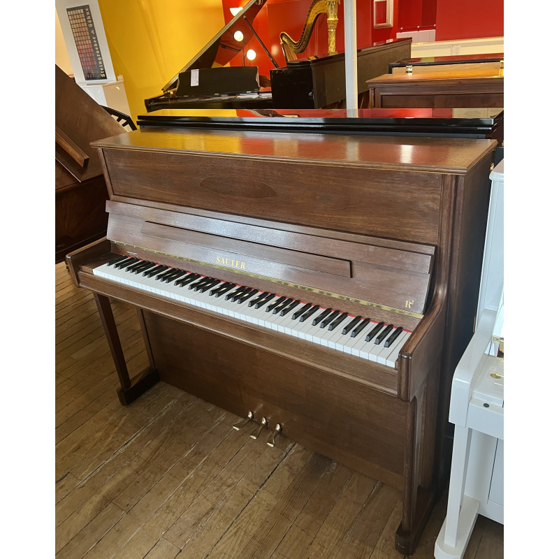 Piano Droit SAUTER R2 120 cm finition noyer satiné