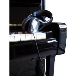 Piano Droit Yamaha UX1 Silent Korg Noir brillant 121cm