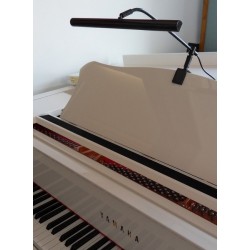 Lampe LED pour piano noir mat